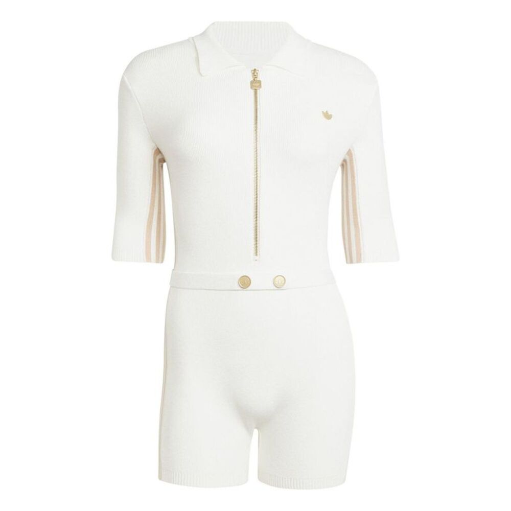Adidas Womens/Ladies Originals Short-Sleeved Romper / Off White